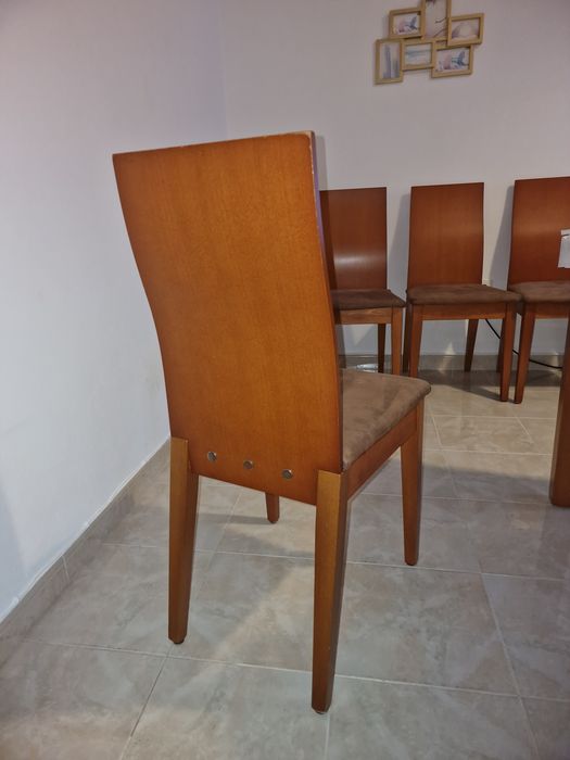6 cadeiras mesa jantar, cerejeira