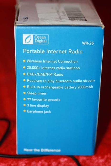 Digital Portátil Da Internet Wi-fi Alto-fala. e Bluetoo bateria Recarr