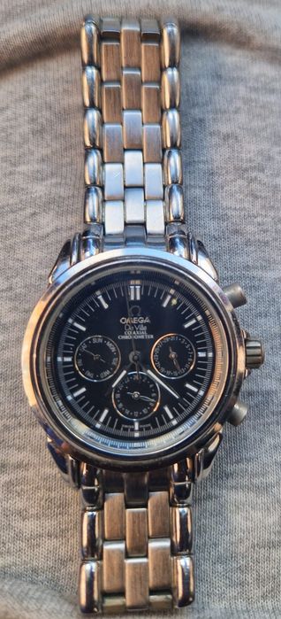 Omega De Ville Co-Axial Annual Calendar Automático – 41mm – Preto