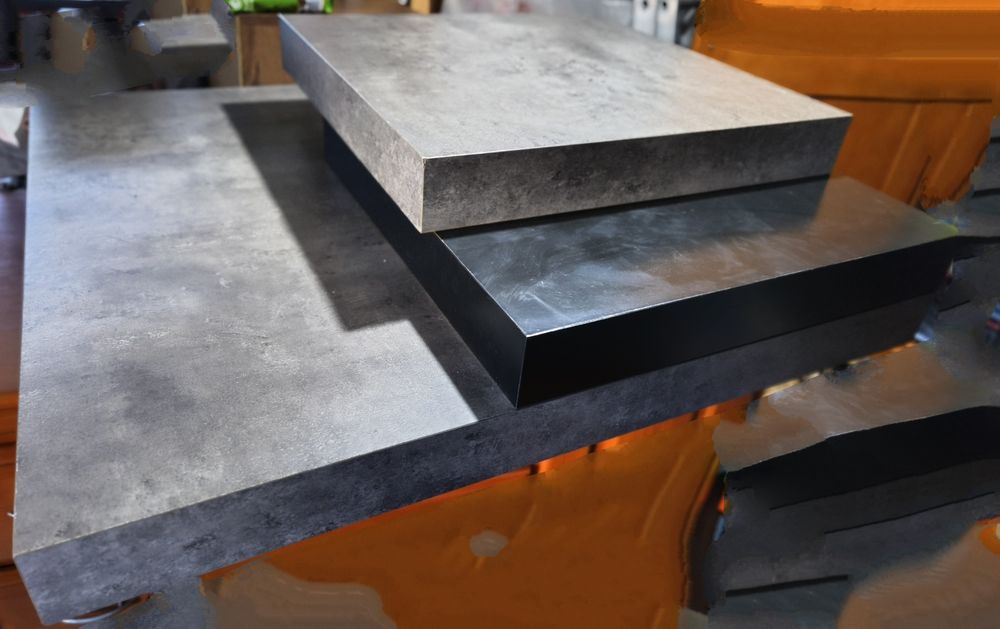 Mesa de centro cinza