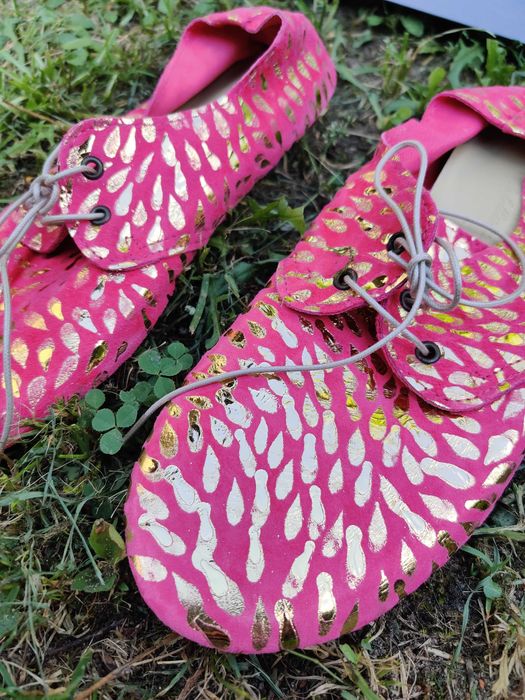 Anniel buty 38 39 nowe różowe złote