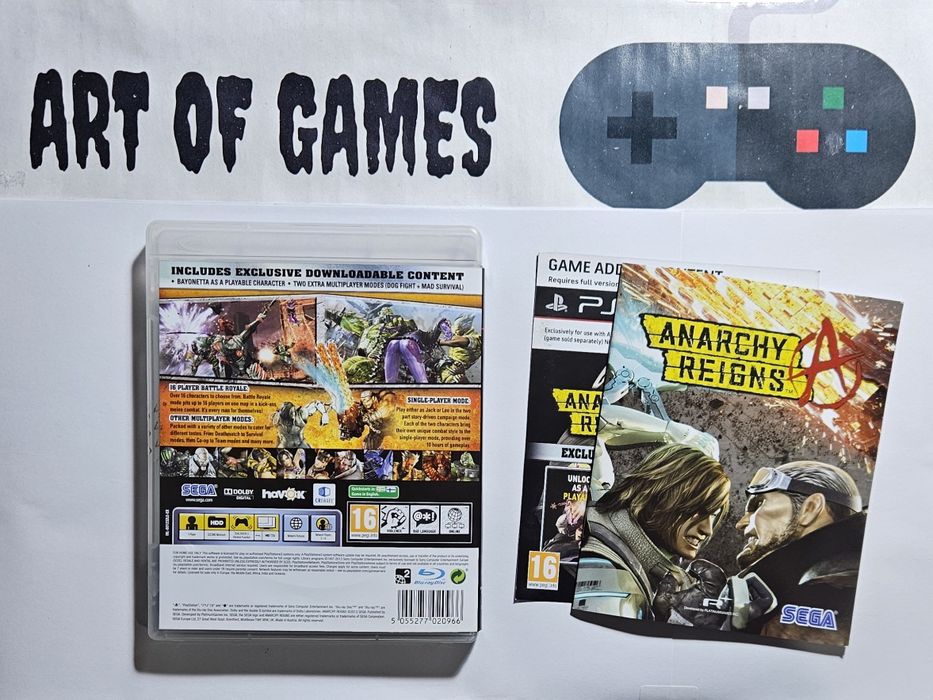 Anarchy Reigns Ps3 Playstation 3 Komplet 3xA BDB