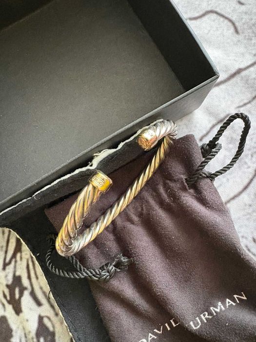 David Yurman Cable Cuff Bracelet. Piękna, męska bransoleta. Okazja!