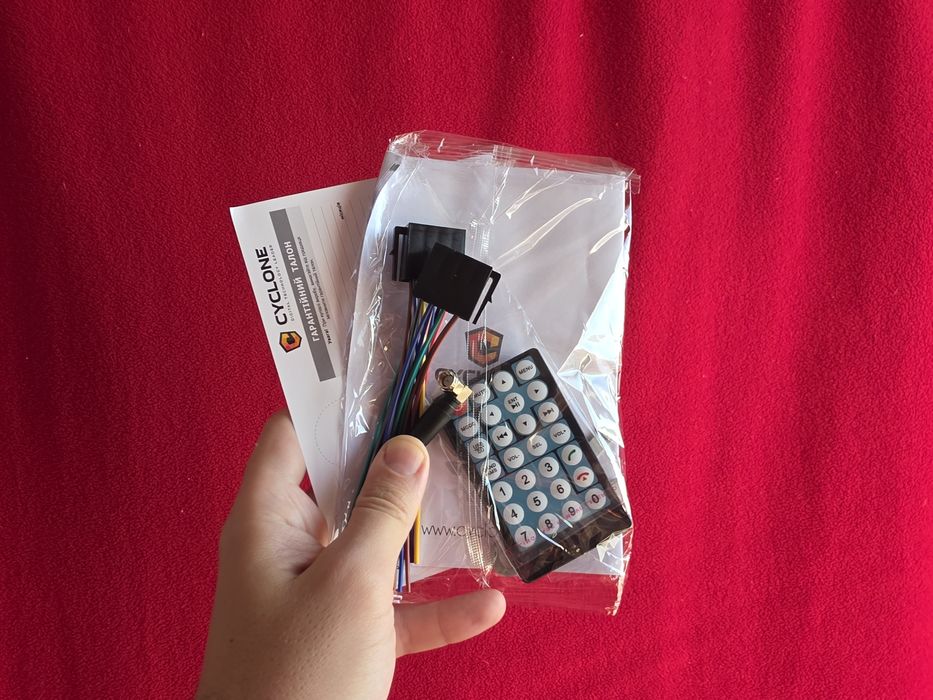 Автомагнитола 1 din Cyclone сенсорная магнитола в машину с экраном