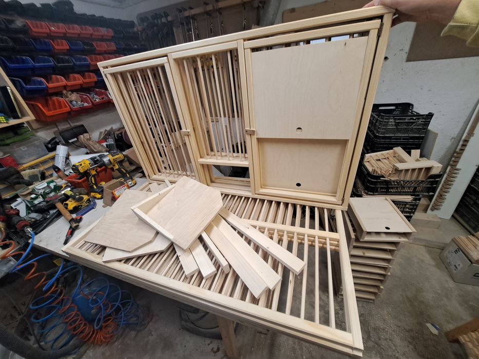 Ramki ruszta szuflady do cel lewych i boksów rozpłodowych