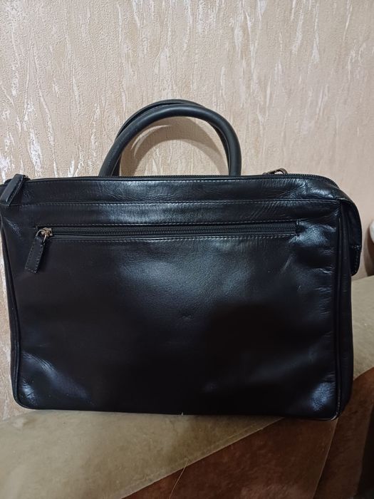 Портфель-сумка, діловий, натуральна шкіра