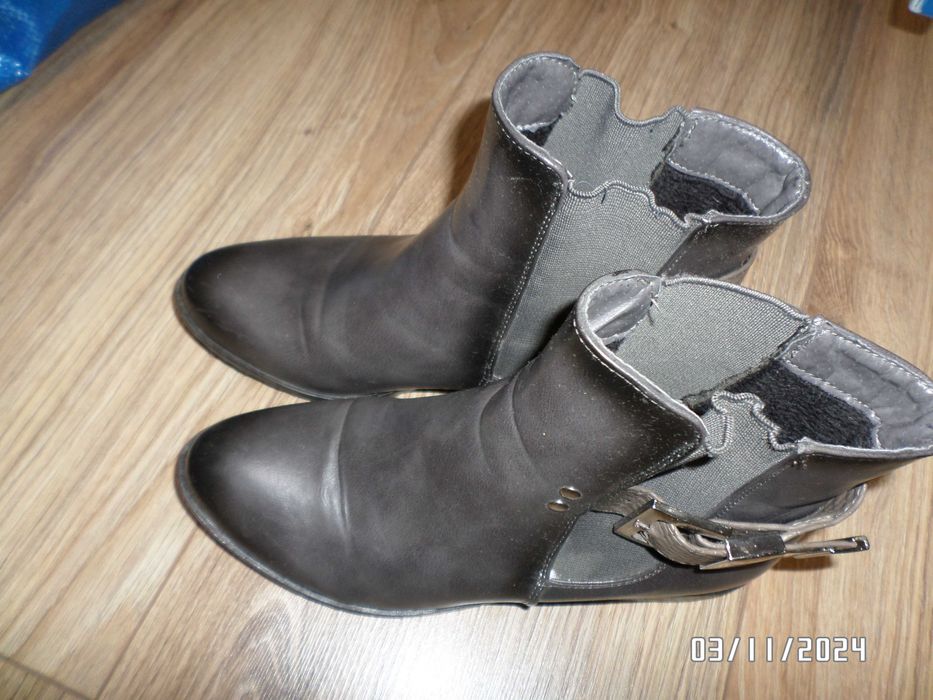 zimowe śliczne botki-krótkie kozaczki-rozm-38