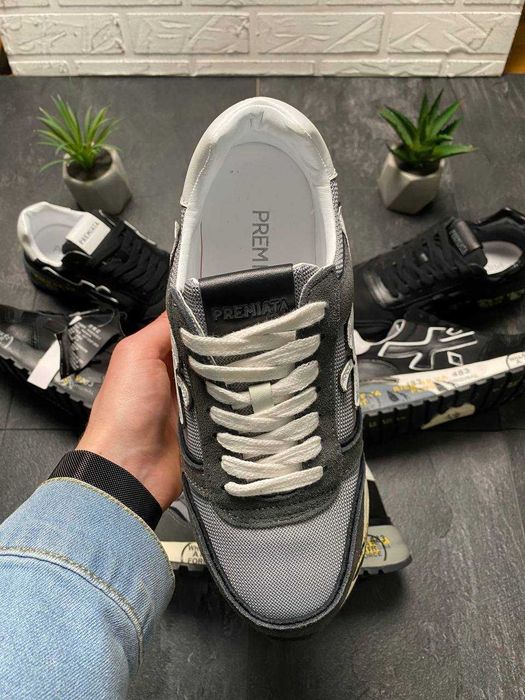 Кросівки PREMIATA Grey White 45 (28.5 см) / 43 (27.5 см)