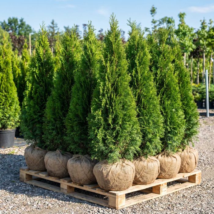 Tuja Thuja occidentalis 'Smaragd' 120–200 cm | Dostawa | Sadzenie | Ciechanów
