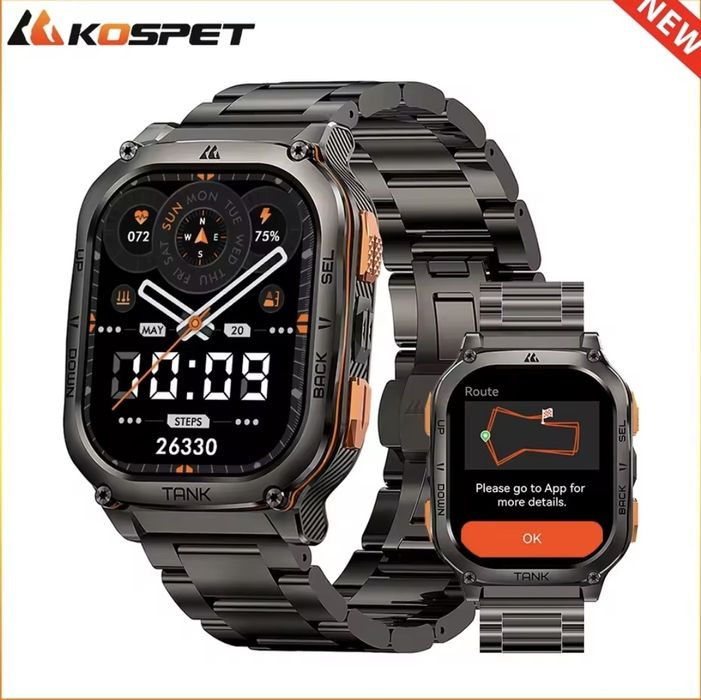 Тактичний смарт годинник Kospet Tank M3 Ultra