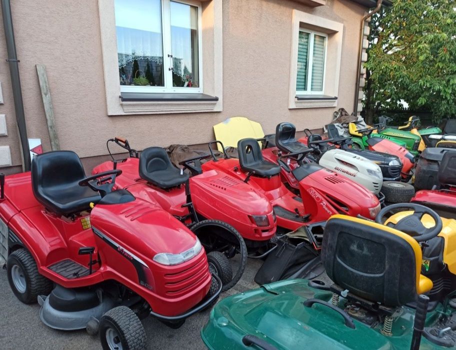 Traktorek kosiarka Husqvarna Honda Castelgarden John Deere z koszem
