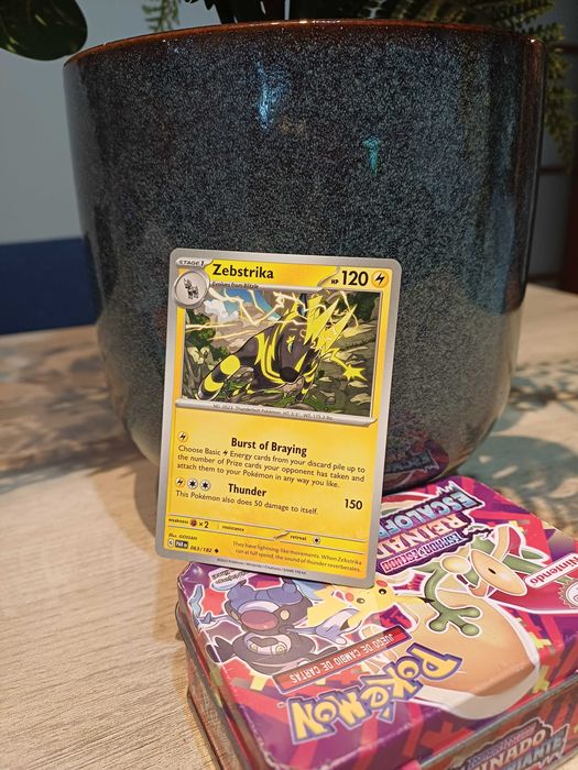 Carta Pokémon Zebstrika #63 Pokemon Paradox Rift