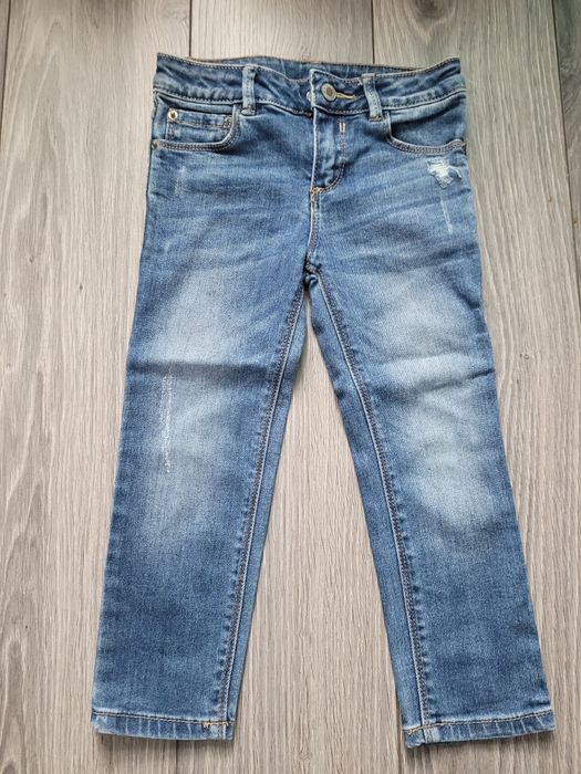 Spodnie dziewczęce 2 pary  r. 104