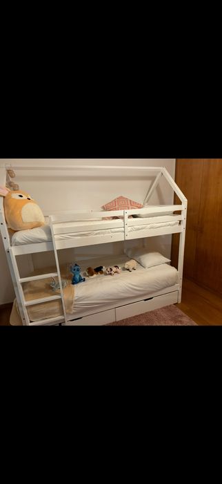 Beliche criança com colchões incluídos