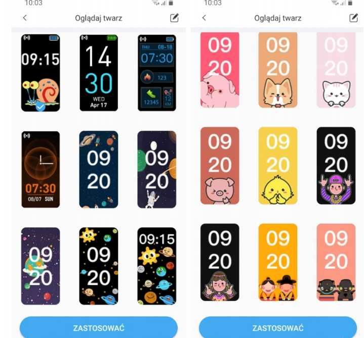 Smartwatch dla dzieci S90 liczenie kroków zużycie kalorii ttst961