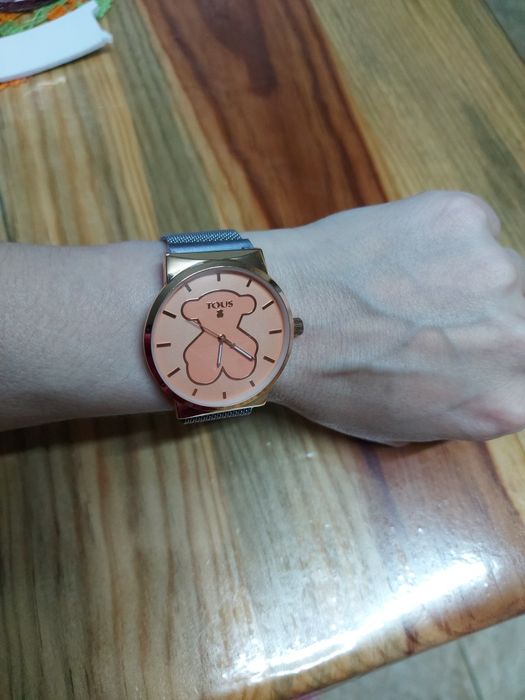 Relógio em aço inoxidável