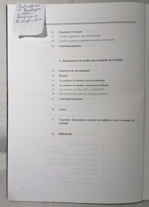 Ergonomia e Antropometria