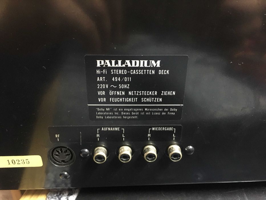 Magnetofon kasetowy Palladium art 494/011