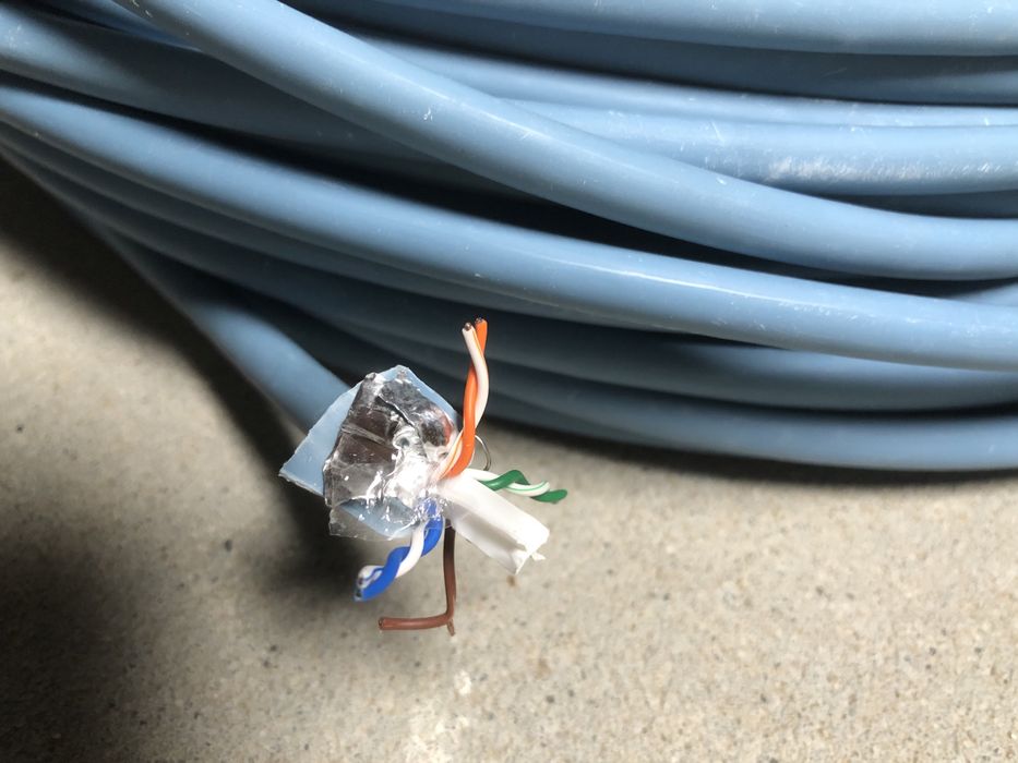 25 m Kabela multimedia connect  cat6 F/ UTP 4P ZH N2 ca