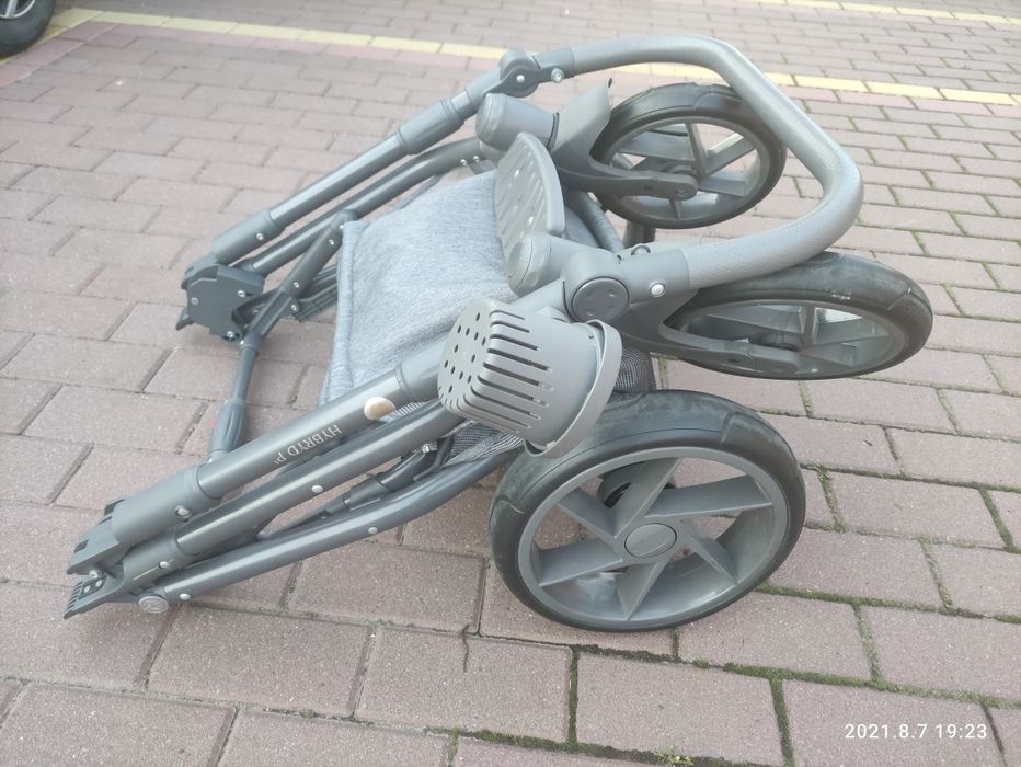 JAK NOWY!!! Wózek 2w1 Adamex Hybryd Plus, fotelik Avionaut Pixel