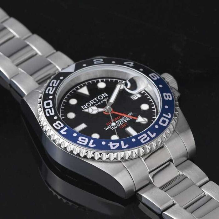 Relógio Norton Scipione GMT Automatico 40mm - Novo