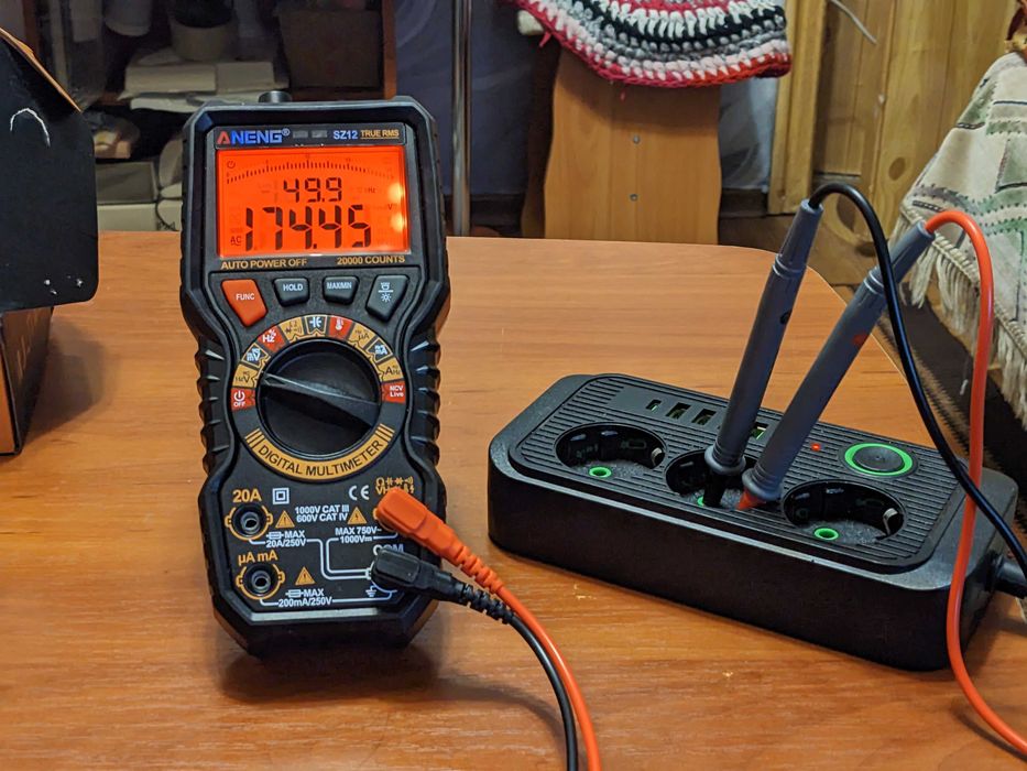 ANENG SZ12 високоточний мультиметр True RMS розрядністю 20000 відліків