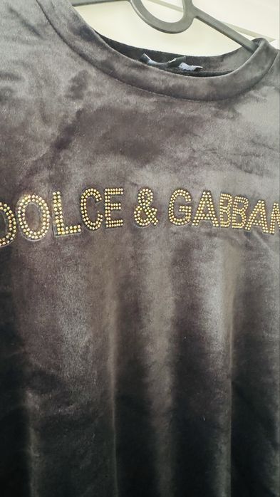 Komplet panterkowy  dresowy welurowy D&G