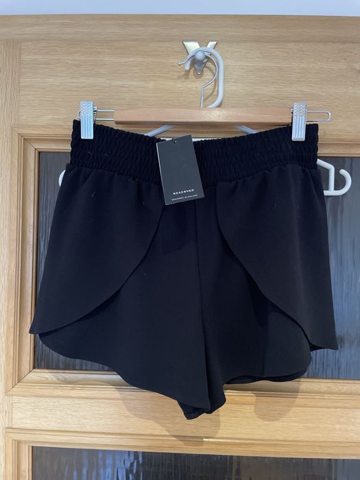 Nowe spodenki czarne reserved S