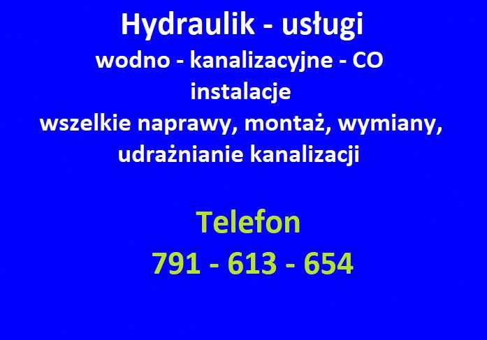Hydraulik - Katowice - awarie - naprawy-instalacje-udrażnianie - 24h/7