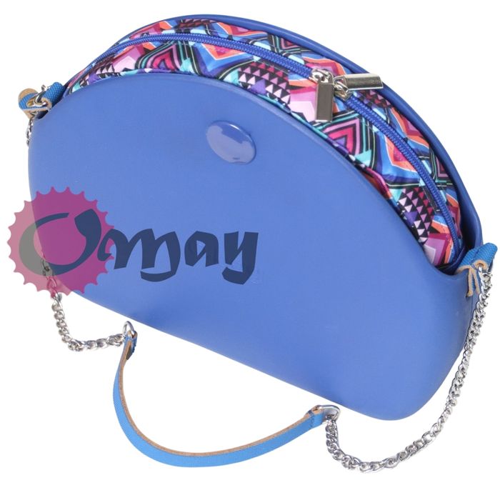 Niebieski organizer do OBAG MOON LIGHT mozaika chaber 2 kieszenie OMAY