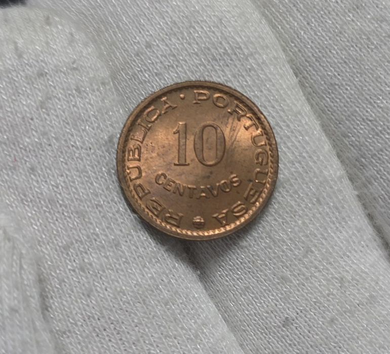 10 centavos 1962 são Tomé e príncipe