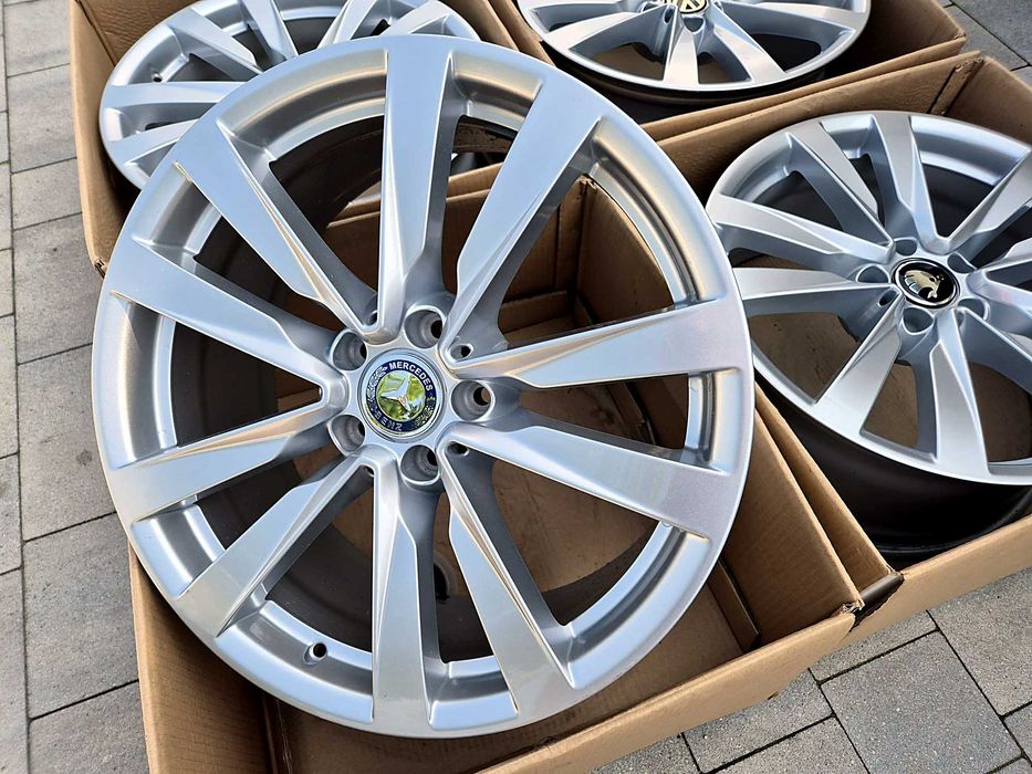 Felgi 19" 5x112 Audi A3 A4 A5 A6 A7 Q2 Q3 Q5 TT TPMS Srebrne | #A223