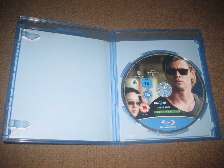 Blu-Ray "Blackhat- Ameaça na Rede" com Chris Hemsworth