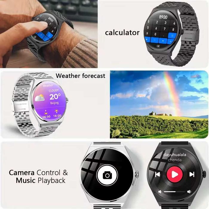 Смарт часы: DAORKOW MT56 ULTRA SLIM. NFC. Unisex.