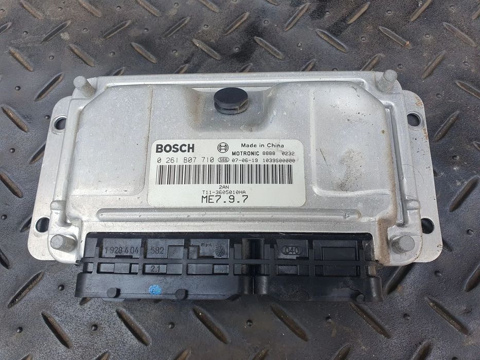 DR5 CHERY TIGGO ECU KOMPUTER STEROWNIK SILNIKA 0261B07710 T11-3605010HA ME7.9.7