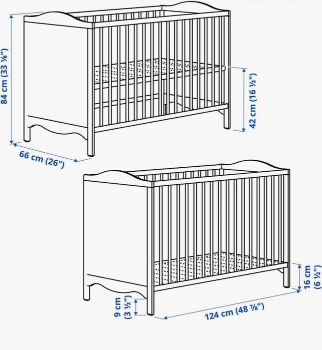 Berço de bebe Ikea