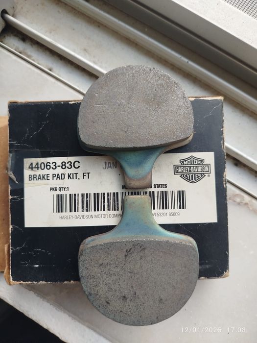 Harley Davison, pastilhas de travão NA CAIXA