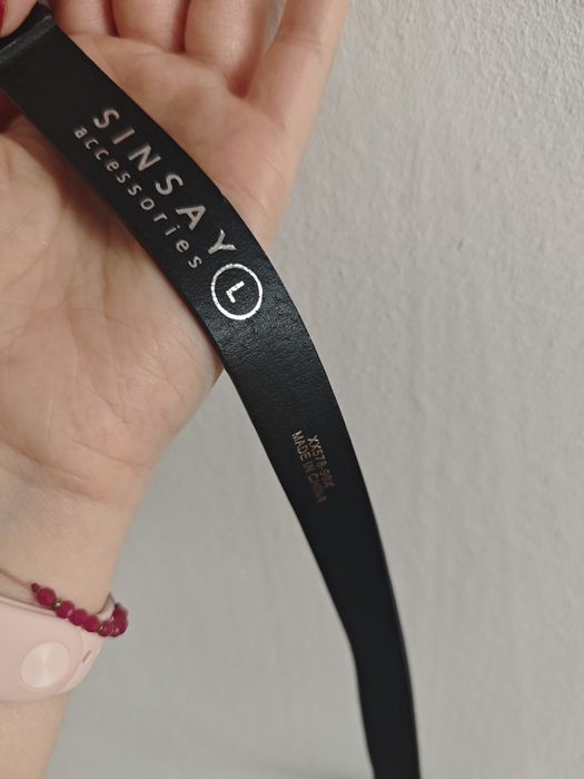 Czarny pasek Sinsay L
