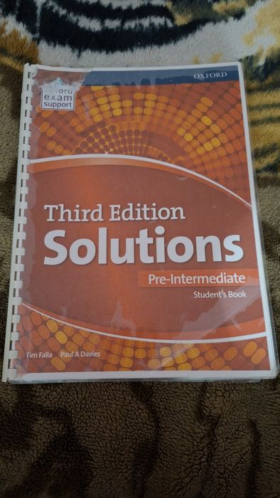 Підручник та зошит з англійської Third Edition Solutions Pre-Intermedi