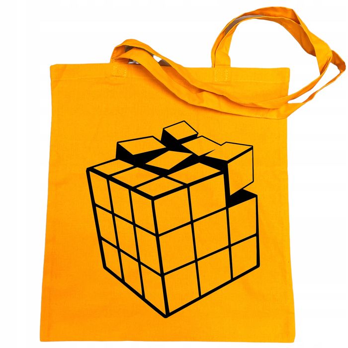 torba na zakupy nadruk kostka rubika
