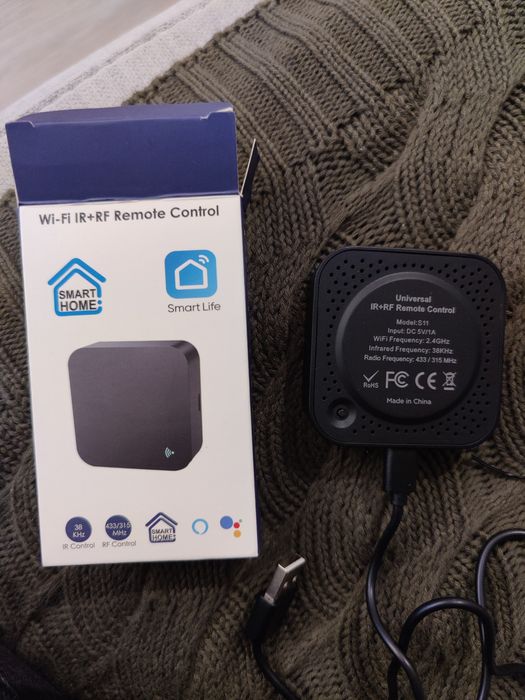 Controlador Remoto Infravermelhos + RF Wi-Fi SmartLife Google Alexa