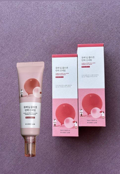 Round Lab Camellia Deep Collagen Firming Sun Serum Сонцезахисна сироватка