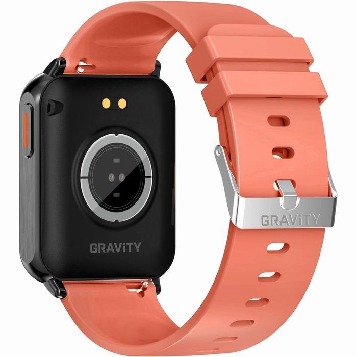 Smartwatch Gravity Czerwono Czarny 2 Paski GT17-10 prezent