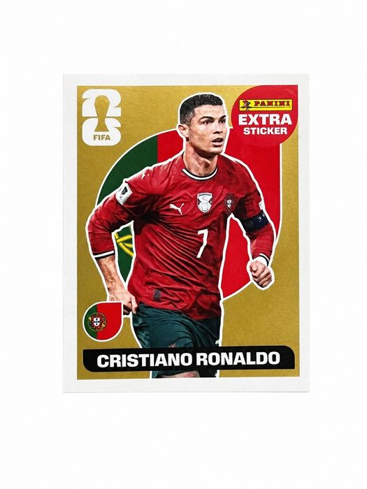 Ronaldo extra sticker gold