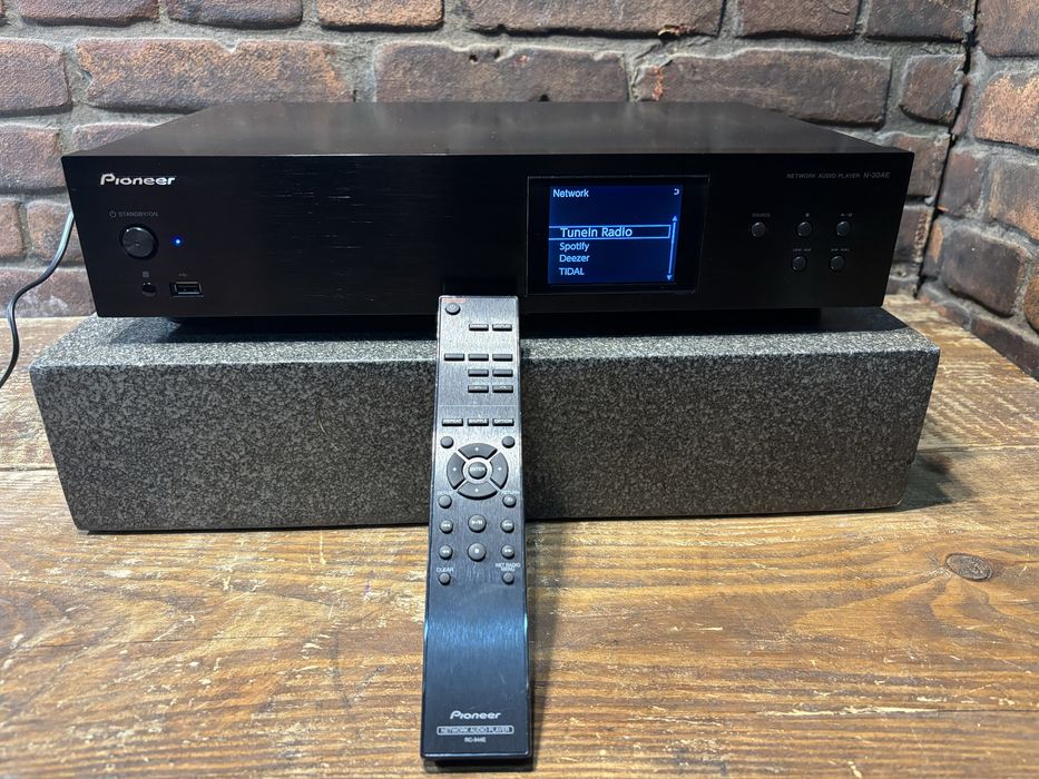Odtwarzacz sieciowy, Streamer PIONEER N-30AE + oryginalne akcesoria