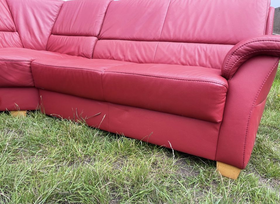 Narożnik skórzany możliwy transport