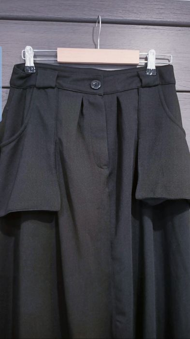 Dluga modna spodnica ze sciagaczem i kieszeniami vintage boho Nowa hip