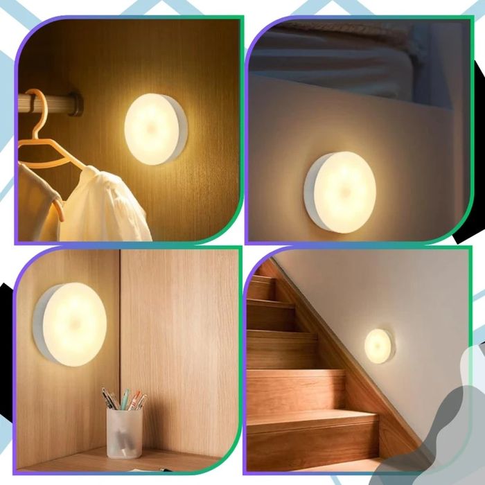 Lampka LED zestaw 2szt dotykowa ścienna bezprzewodowa USB