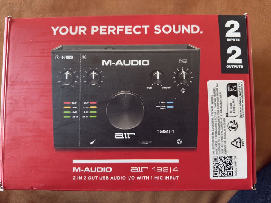 Аудіоінтерфейс М-Audio AIR 192/4 Vocal Studio Pro Recording Black