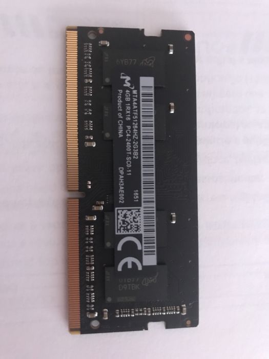 Memória Ram DDR4 4GB 2400MHz SODIMM